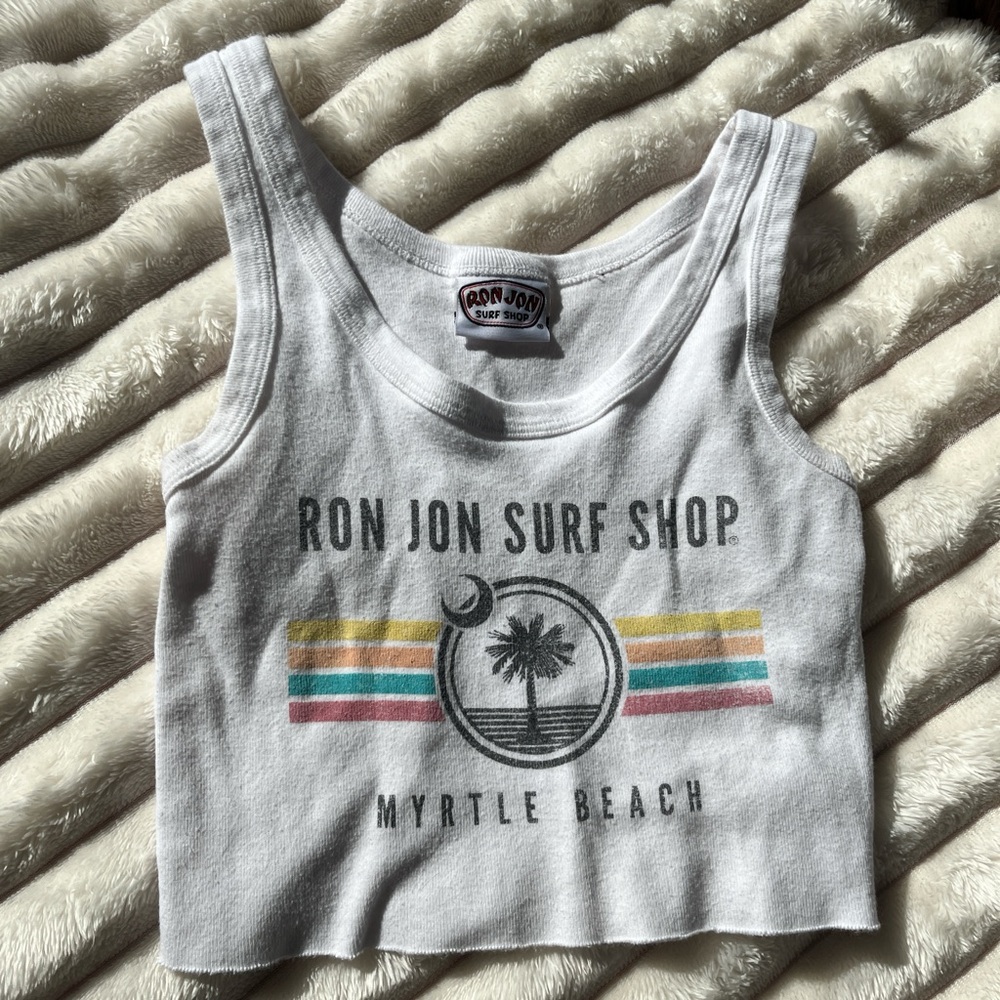 Ron Jon Surf Shop White Tank Top
